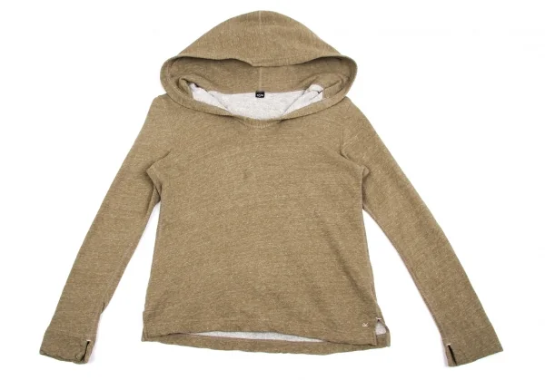 【SALE】45rpm& 裏起毛Uネックスウェットフーディ 杢キャメル3 K-63450_002