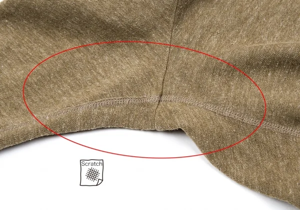 【SALE】45rpm& 裏起毛Uネックスウェットフーディ 杢キャメル3 K-63450_005