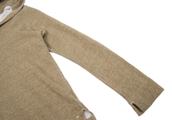 【SALE】45rpm& 裏起毛Uネックスウェットフーディ 杢キャメル3 K-63450_008