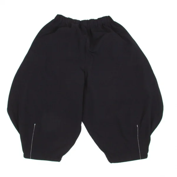 【SALE】コムコム コムデギャルソンCOMME des GARCONS ポリ製品染めステッチアラジンパンツ 濃紺XS K-63519_010