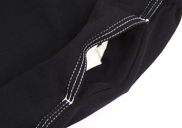 【SALE】コムコム コムデギャルソンCOMME des GARCONS ポリ製品染めステッチアラジンパンツ 濃紺XS K-63519_005