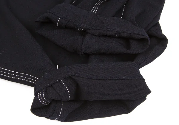 【SALE】コムコム コムデギャルソンCOMME des GARCONS ポリ製品染めステッチアラジンパンツ 濃紺XS K-63519_009