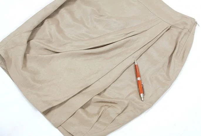 GIORGIO ARMANI Winding design Tulip skirt(P-775) P-775_007