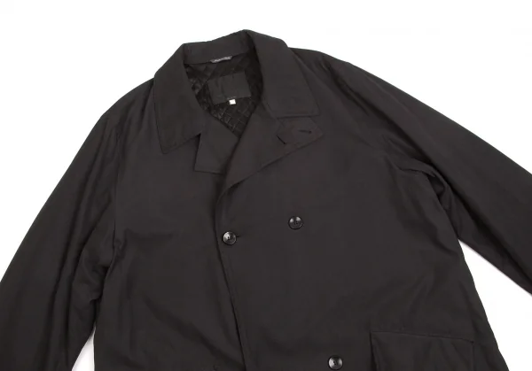 【SALE】ヴェリーVERRI 中綿ダブルロングコート 黒52 K-63667_002