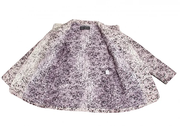 【SALE】イッセイミヤケISSEY MIYAKE コットンマーブル柄ジャケット 淡ピンク2 K-63707_011