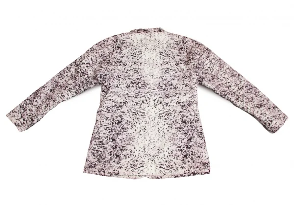 【SALE】イッセイミヤケISSEY MIYAKE コットンマーブル柄ジャケット 淡ピンク2 K-63707_012