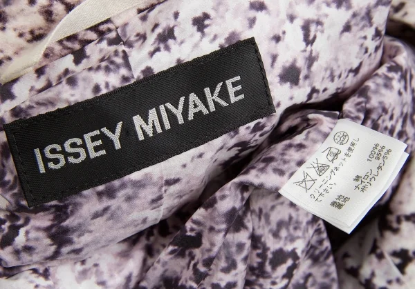 【SALE】イッセイミヤケISSEY MIYAKE コットンマーブル柄ジャケット 淡ピンク2 K-63707_016