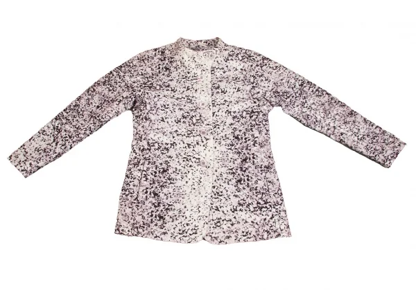 【SALE】イッセイミヤケISSEY MIYAKE コットンマーブル柄ジャケット 淡ピンク2 K-63707_002
