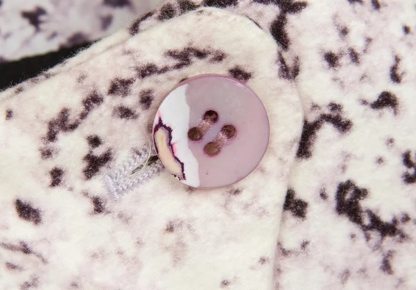 【SALE】イッセイミヤケISSEY MIYAKE コットンマーブル柄ジャケット 淡ピンク2 K-63707_005