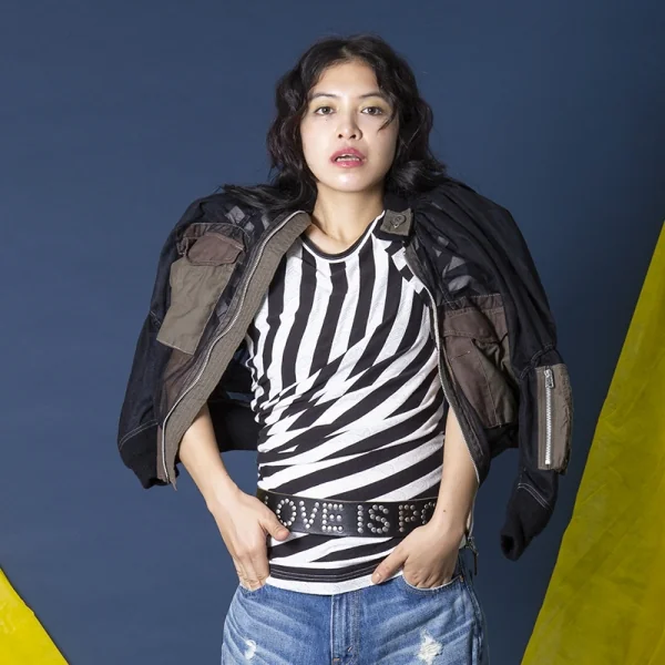 【SALE】ジュンヤワタナベ コムデギャルソンJUNYA WATANABE COMME des GARCONS ナイロンメッシュミリタリーブルゾン 黒カーキS K-63778_018