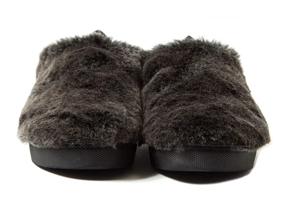 【SALE】ヨウジヤマモトディスコード Yohji yamamoto discord ファースリッポン 黒グレー2(23位) K-63850_002