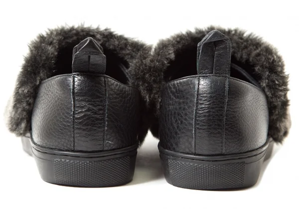 【SALE】ヨウジヤマモトディスコード Yohji yamamoto discord ファースリッポン 黒グレー2(23位) K-63850_008