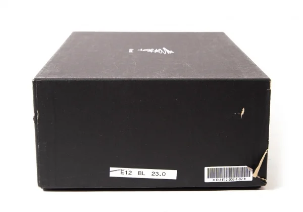 【SALE】ヨウジヤマモトディスコード Yohji yamamoto discord グラフィックキャンバススリッポン 黒白2（22.5位） K-63851_019