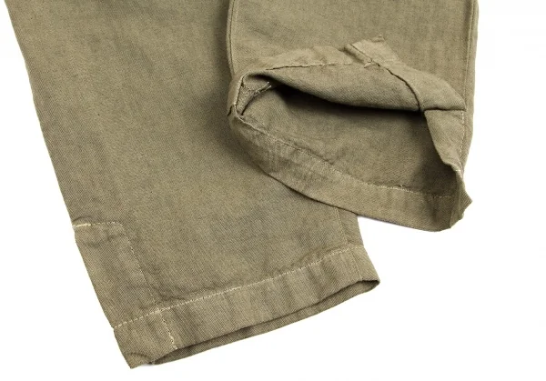 プランテーションPlantation コットンリネンストレッチ製品染めポケット切替パンツ モカS Plantationのフリマアイテム一覧