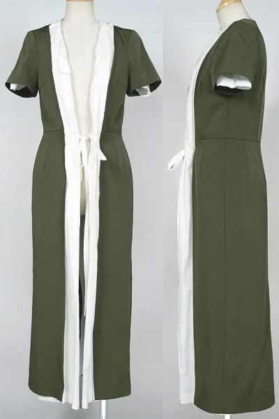 COMME des GARCONS　Reversible Long jacket(Kー4566) khaki M K-4566_001