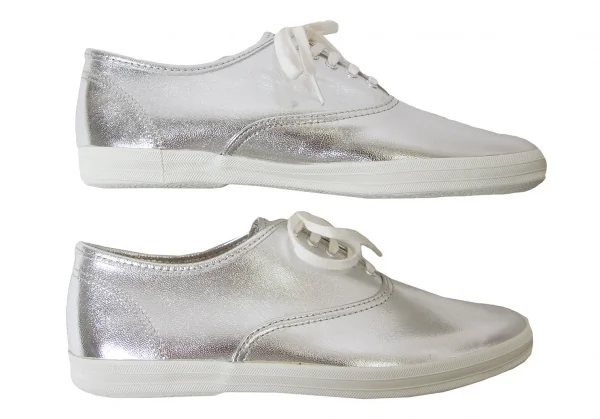 COMME des GARCONS スニーカー シルバー 2005524M0284 コムコム コムデギャルソンCOMME des GARCONS シャイニー