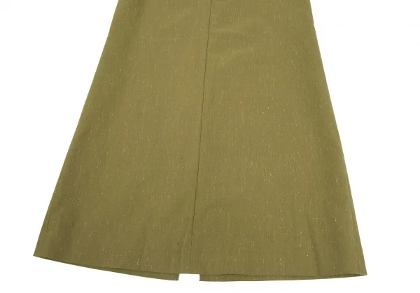 【SALE】ロメオジリROMEO GIGLI シルク混レーヨンストレッチスカート 淡 カーキM位 K-63999_006