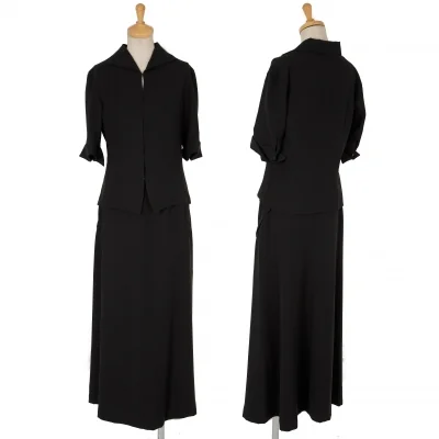 アツロウタヤマATSURO TAYAMA ポリエステルセットアップ