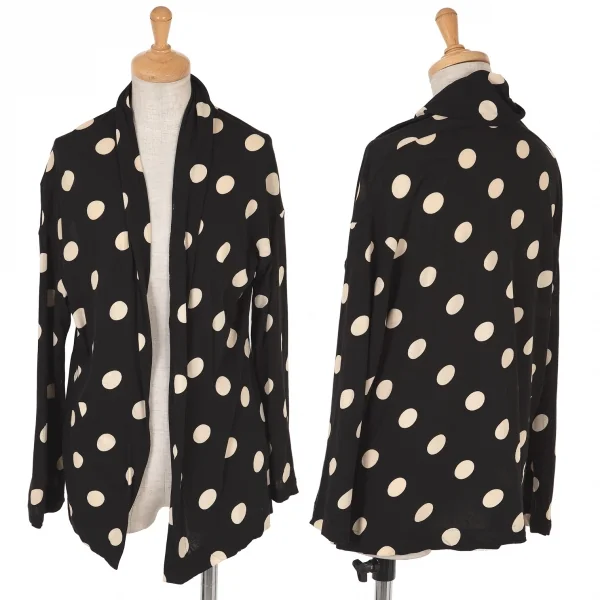 ヨウジヤマモト ノアールYohji Yamamoto NOIR ドットボタンレス