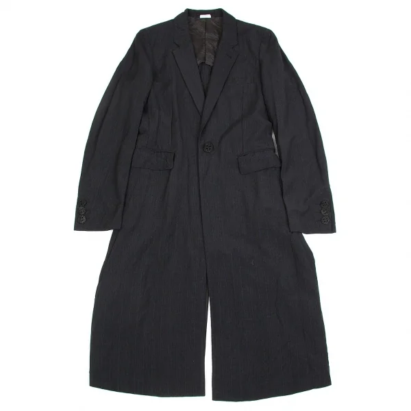 コムデギャルソン オム プリュスCOMME des GARCONS HOMME PLUS １Bストライプロングジャケット