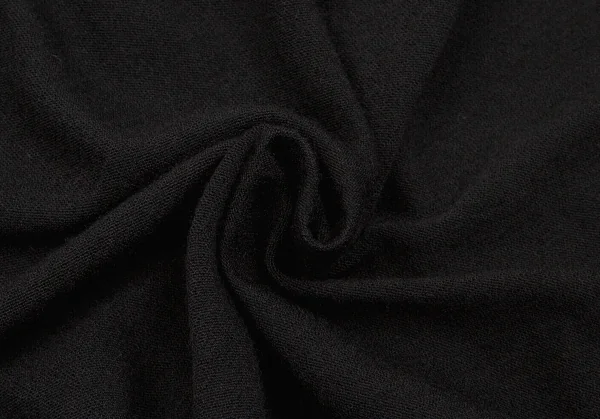 【SALE】ヨウジヤマモト ノアール Yohji Yamamoto NOIR フェイクファーカフタートルネックウールカットソー 黒3 K-64311_010