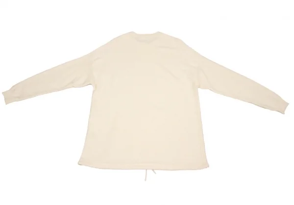 【SALE】ロベルトコリーナroberto collina 起毛ウール裾ドローコードビッグシルエットニット 生成りM位 K-64364_010