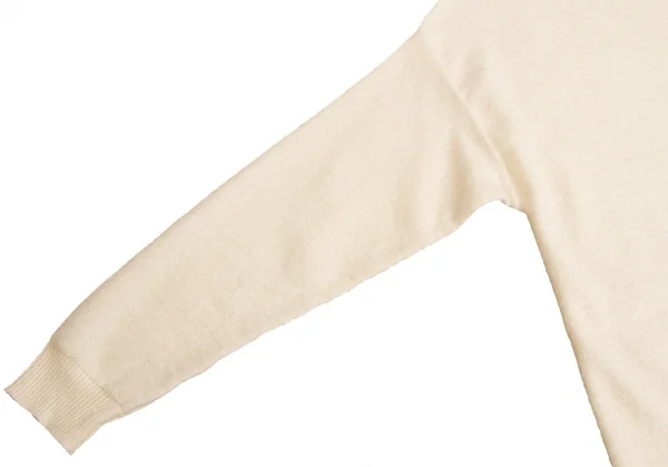 【SALE】ロベルトコリーナroberto collina 起毛ウール裾ドローコードビッグシルエットニット 生成りM位 K-64364_004