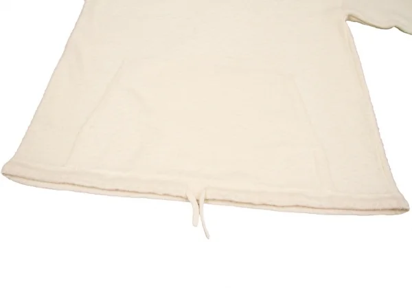 【SALE】ロベルトコリーナroberto collina 起毛ウール裾ドローコードビッグシルエットニット 生成りM位 K-64364_006