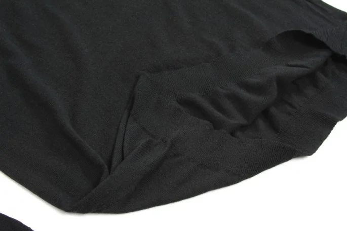 HELMUT LANG cotton rayon silk long sleeve tops K-4607_004