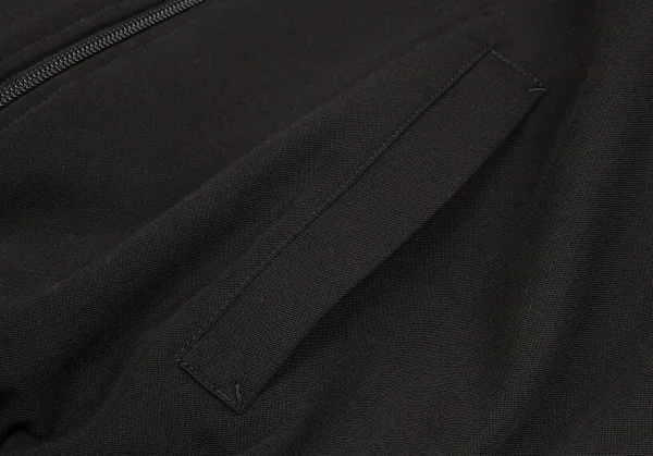 【SALE】レギュレーション ヨウジヤマモトREGULATION yohji yamamoto ウールギャバリバーシブルポンチョ 黒2 K-64399_010