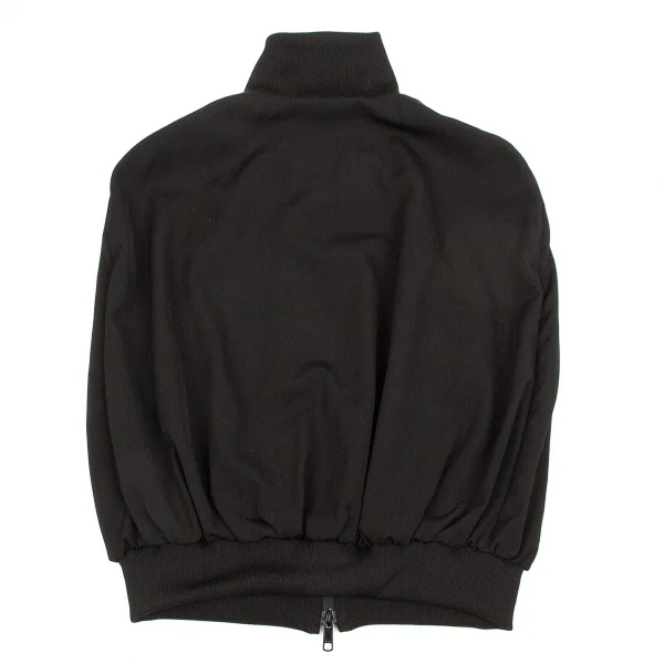 【SALE】レギュレーション ヨウジヤマモトREGULATION yohji yamamoto ウールギャバリバーシブルポンチョ 黒2 K-64399_016