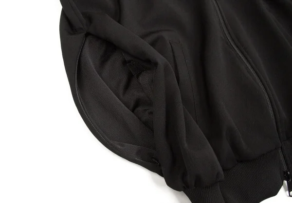 【SALE】レギュレーション ヨウジヤマモトREGULATION yohji yamamoto ウールギャバリバーシブルポンチョ 黒2 K-64399_007