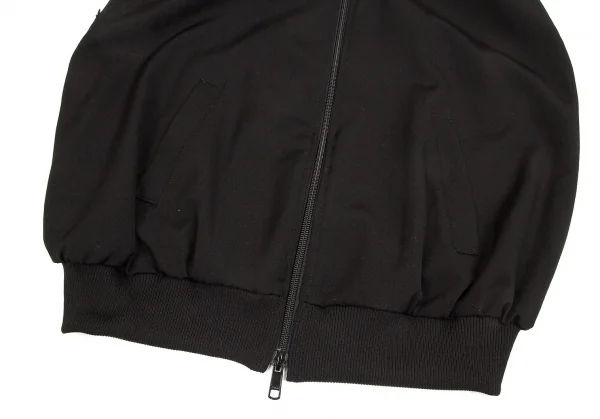 【SALE】レギュレーション ヨウジヤマモトREGULATION yohji yamamoto ウールギャバリバーシブルポンチョ 黒2 K-64399_009