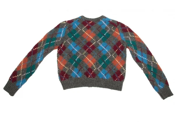 COMME des GARCONS SHIRT Argyle Wool Cardigan K-64505_010