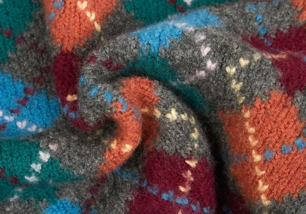 COMME des GARCONS SHIRT Argyle Wool Cardigan K-64505_012