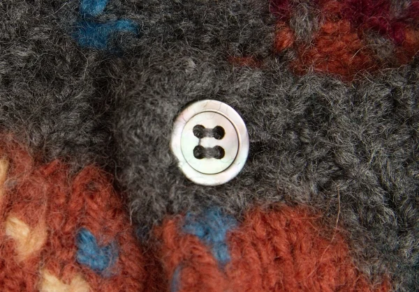 COMME des GARCONS SHIRT Argyle Wool Cardigan K-64505_005