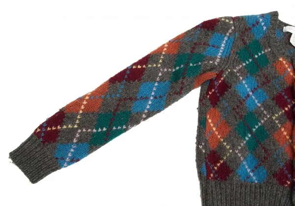 COMME des GARCONS SHIRT Argyle Wool Cardigan K-64505_006