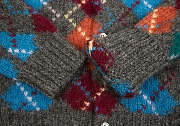 COMME des GARCONS SHIRT Argyle Wool Cardigan K-64505_007