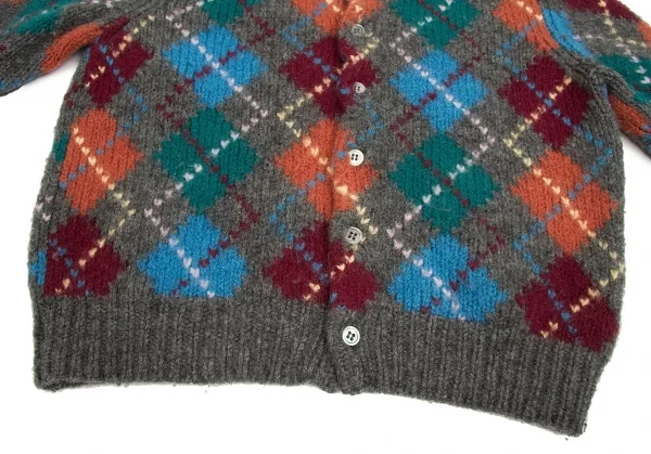 COMME des GARCONS SHIRT Argyle Wool Cardigan K-64505_008