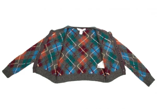 COMME des GARCONS SHIRT Argyle Wool Cardigan K-64505_009