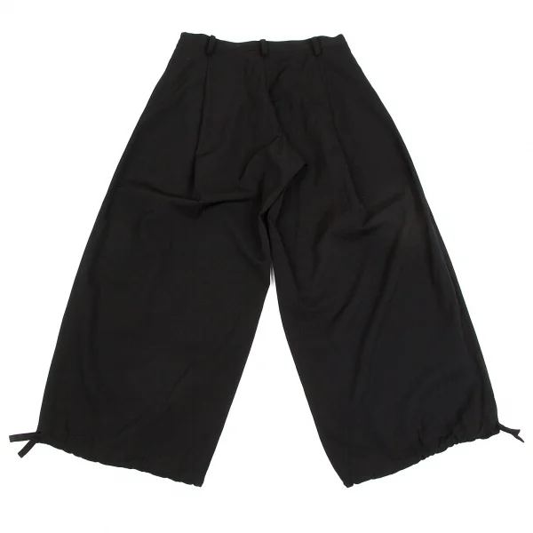 banmariバルーンパンツ　コットンツイル　黒 YOHJI YAMAMOTO ヨウジヤマモト コットンツイルバルーン パンツ