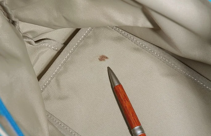 ISSEY MIYAKE dyed polka dots canvas tote bag K-4631_013