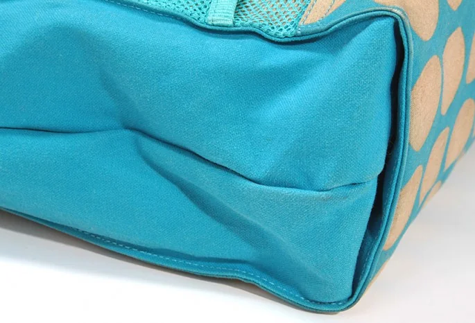 ISSEY MIYAKE dyed polka dots canvas tote bag K-4631_009