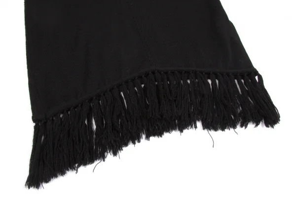 【SALE】ジュンヤワタナベ コムデギャルソンJUNYA WATANABE COMME des GARCONSウールフリンジ切替ニット 黒M K-64651_007