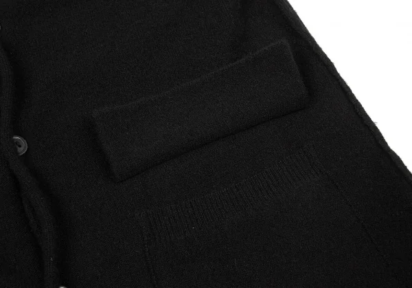 Y's Cashmere Cutting Design Collar Cardigan K-64660_012