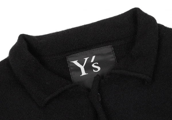 Y's Cashmere Cutting Design Collar Cardigan K-64660_005