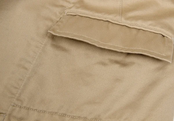 【SALE】ワイズY's コットンレーヨンスタンドカラージャケット ベージュ3 K-64692_013