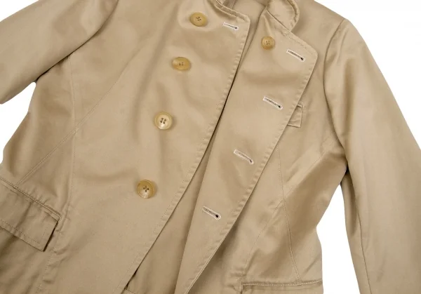 【SALE】ワイズY's コットンレーヨンスタンドカラージャケット ベージュ3 K-64692_015