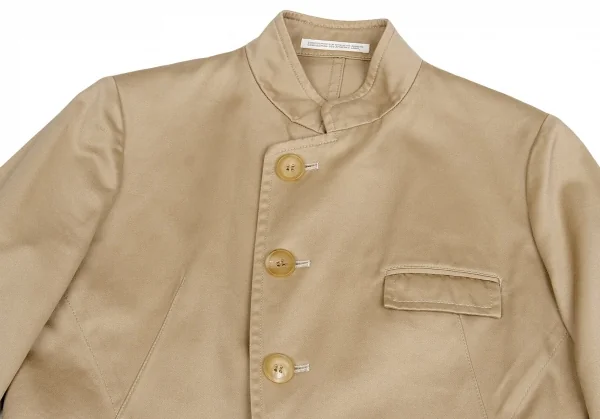 【SALE】ワイズY's コットンレーヨンスタンドカラージャケット ベージュ3 K-64692_003