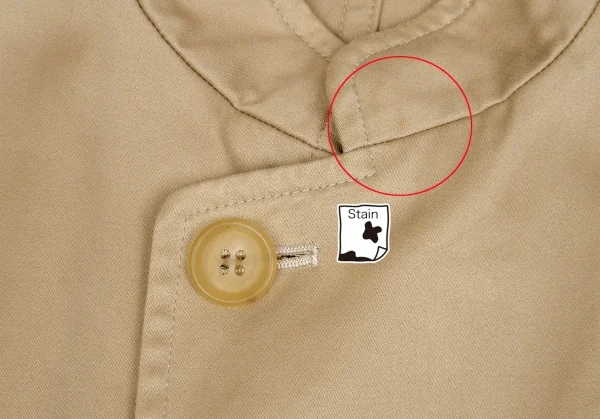 【SALE】ワイズY's コットンレーヨンスタンドカラージャケット ベージュ3 K-64692_005